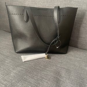 Cole Haan small pebbled leather tote